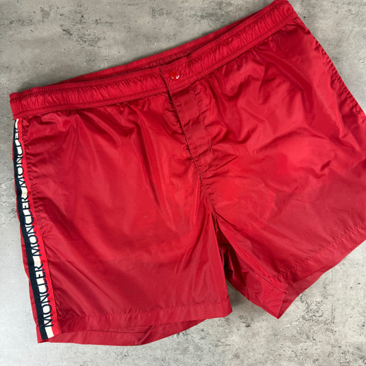Red Writing SwimShorts