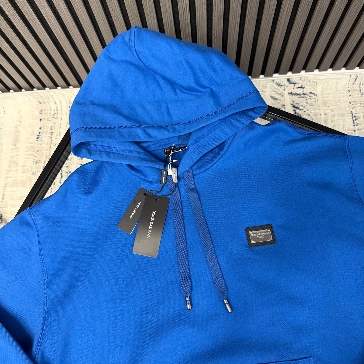 Blue Plaque Hoodie