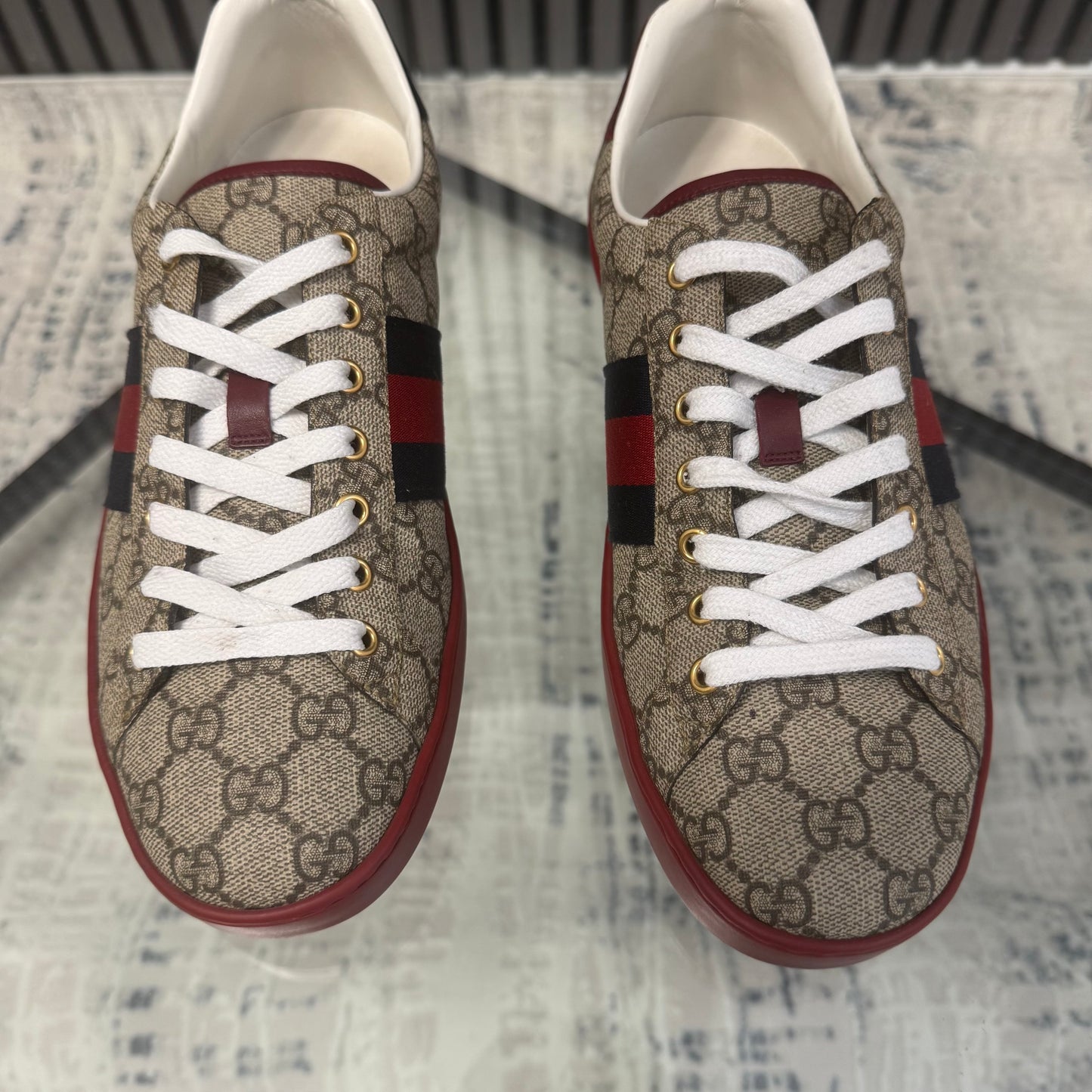 GG Beige/Red Sneaker