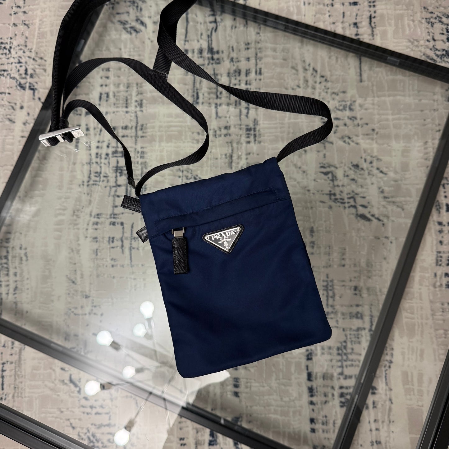 Navy Side Pouch