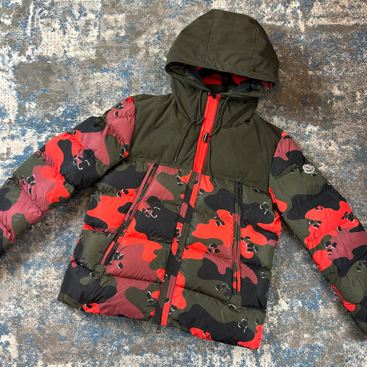 Green/Red Camo Coat