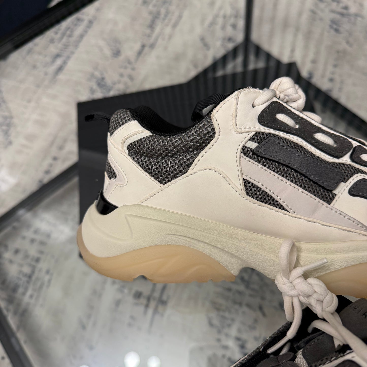 Cream/Grey Bone Runner