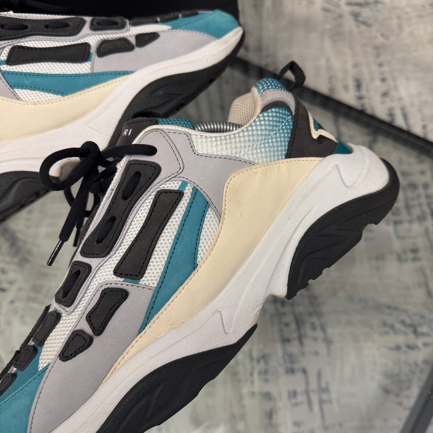 Blue/Grey Bone Runner