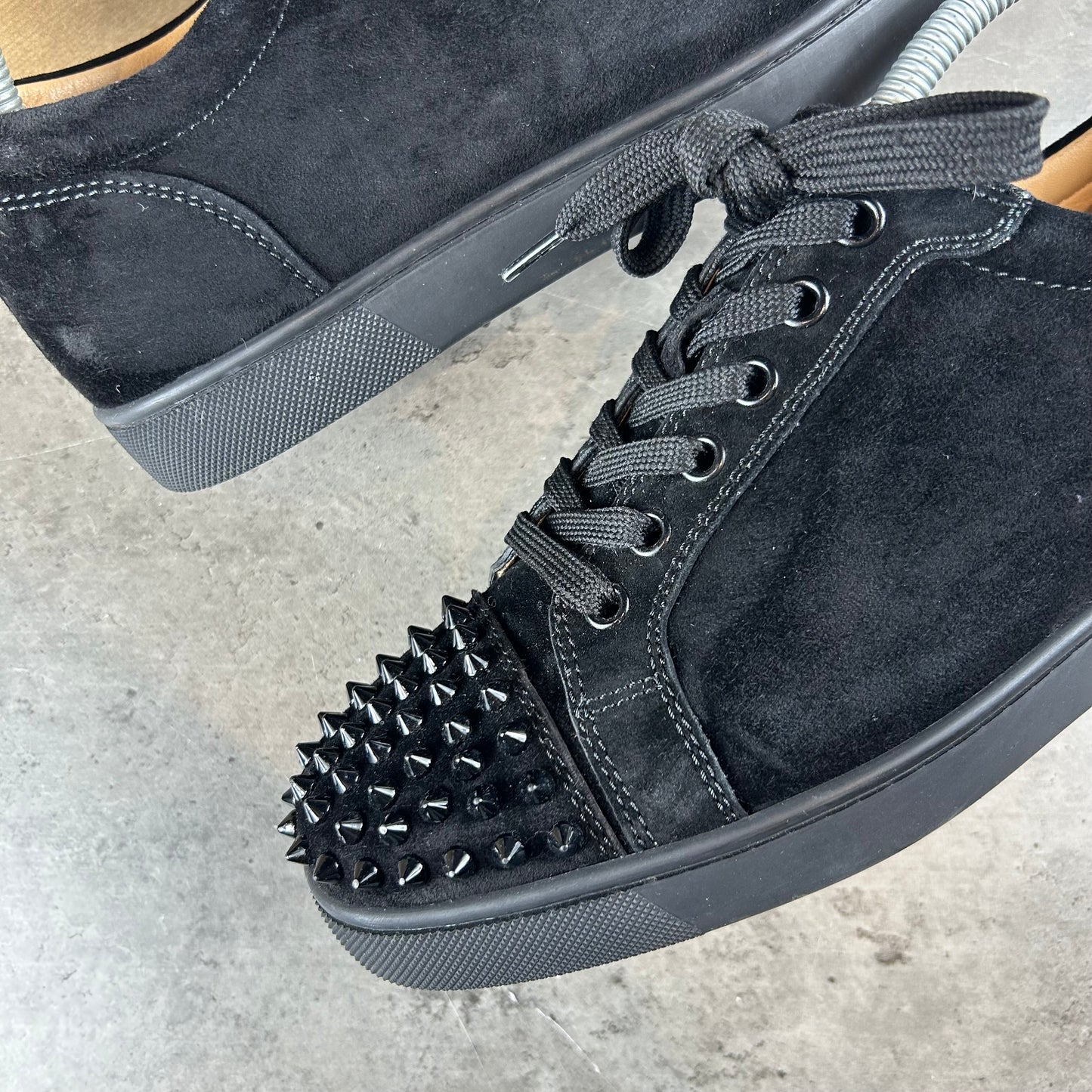 Junior Suede Spike Black