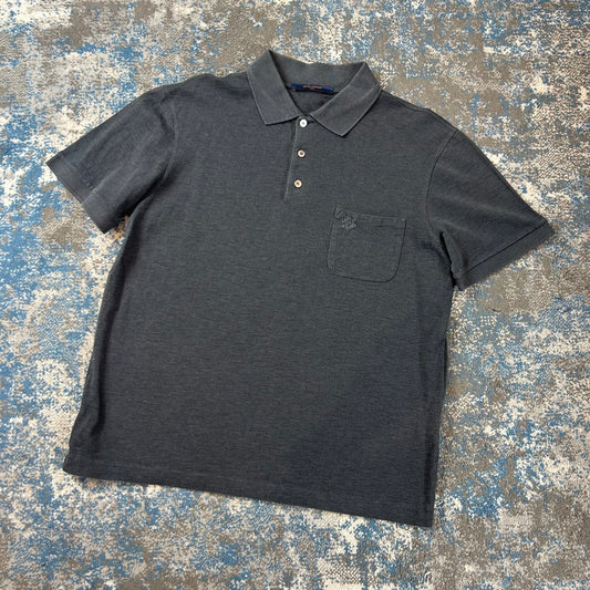 Dark Grey Damier Polo