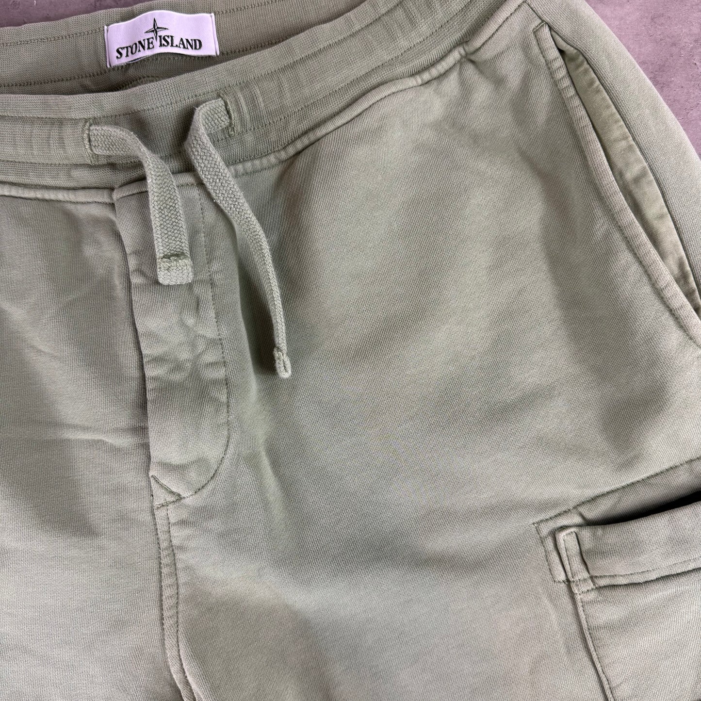 Green Cargo Shorts