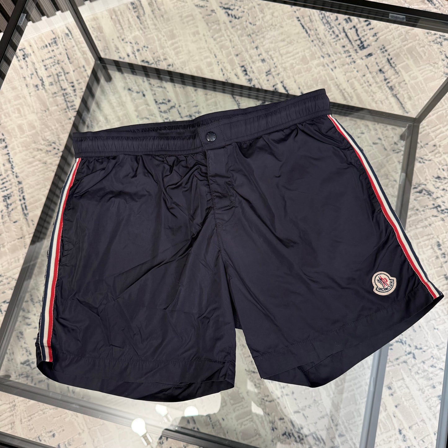 Navy Mag SwimShorts