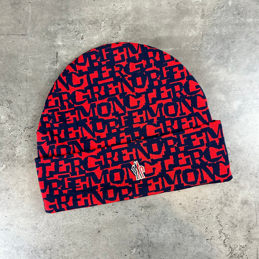 Red Oversized Beanie