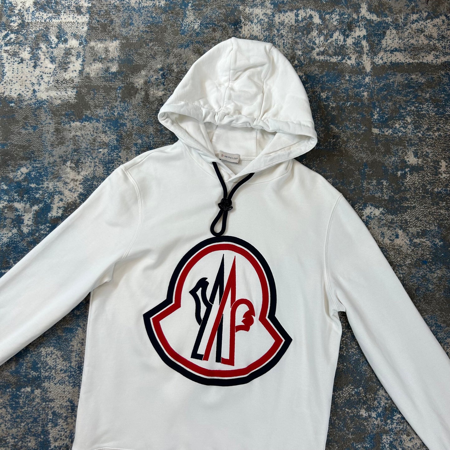 White Logo Hoodie