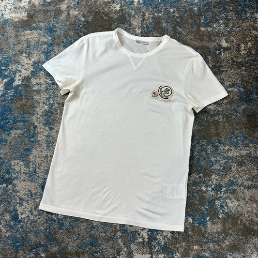 White Double Badge T