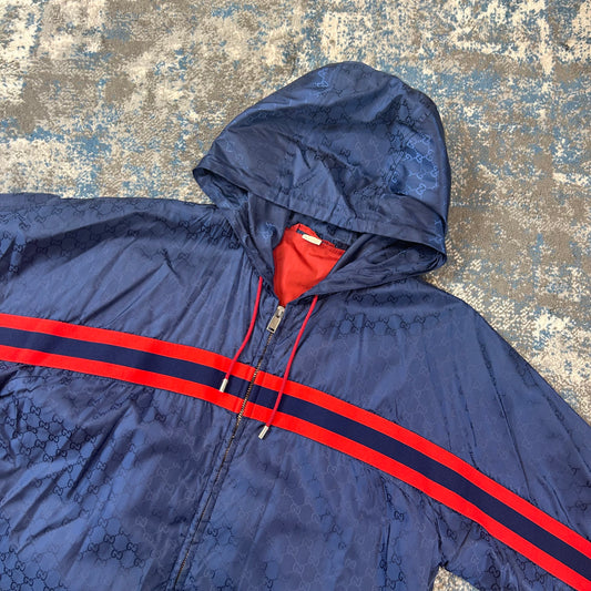 GG Blue Windbreaker