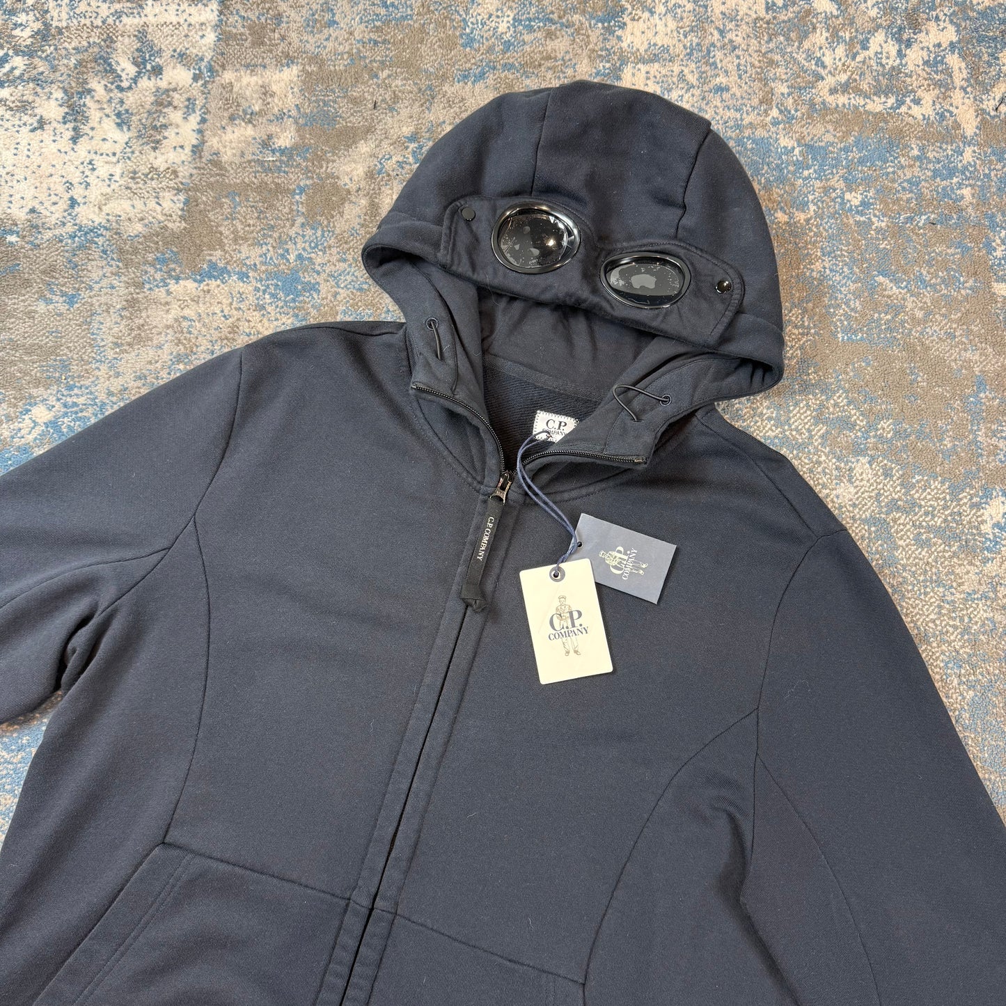 Goggle Navy Hoodie