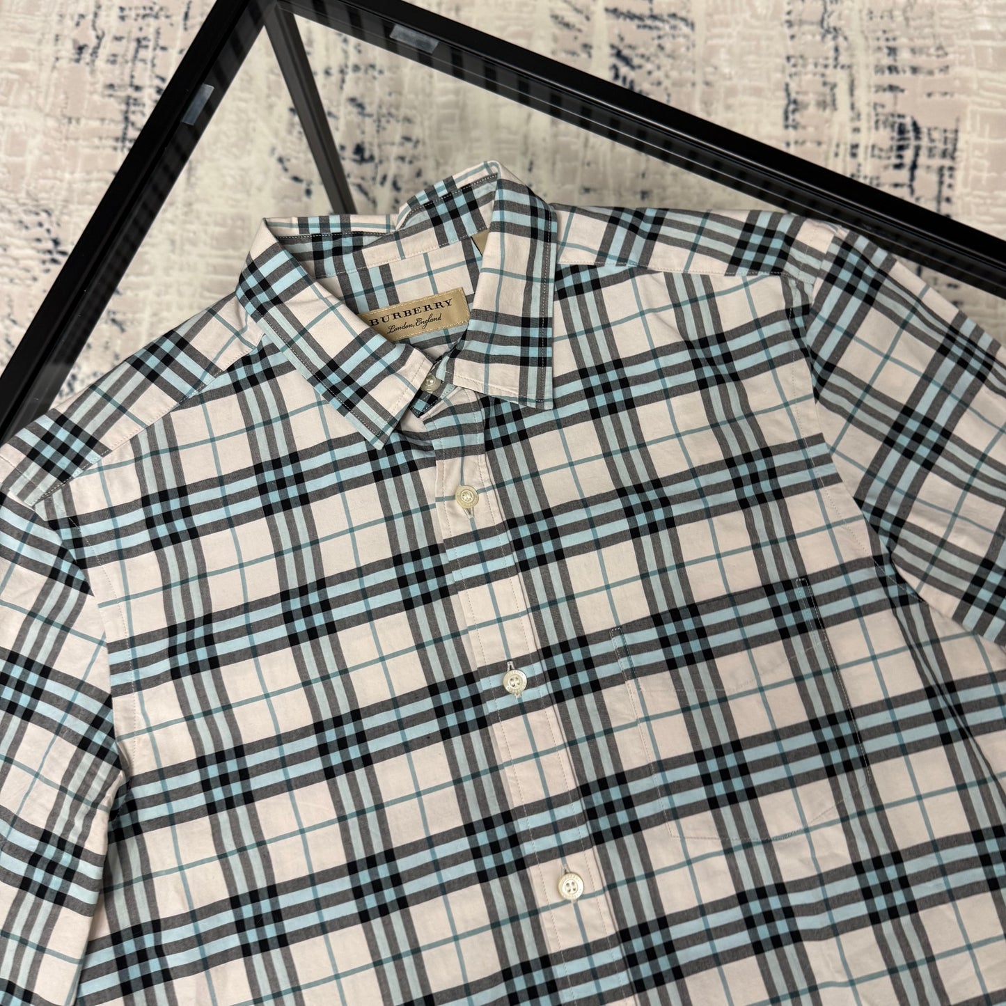 Blue/Grey Check Shirt