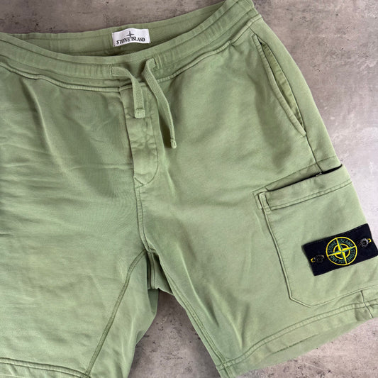 Green Cargo Shorts