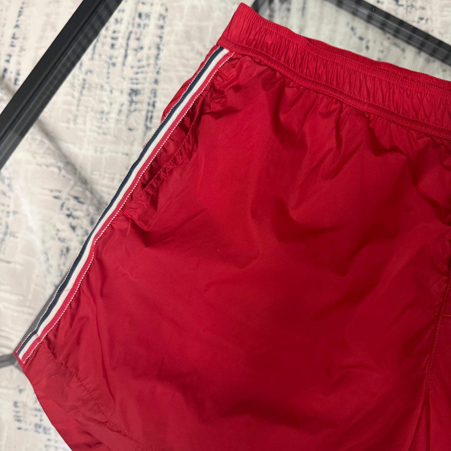 Red Strip SwimShorts