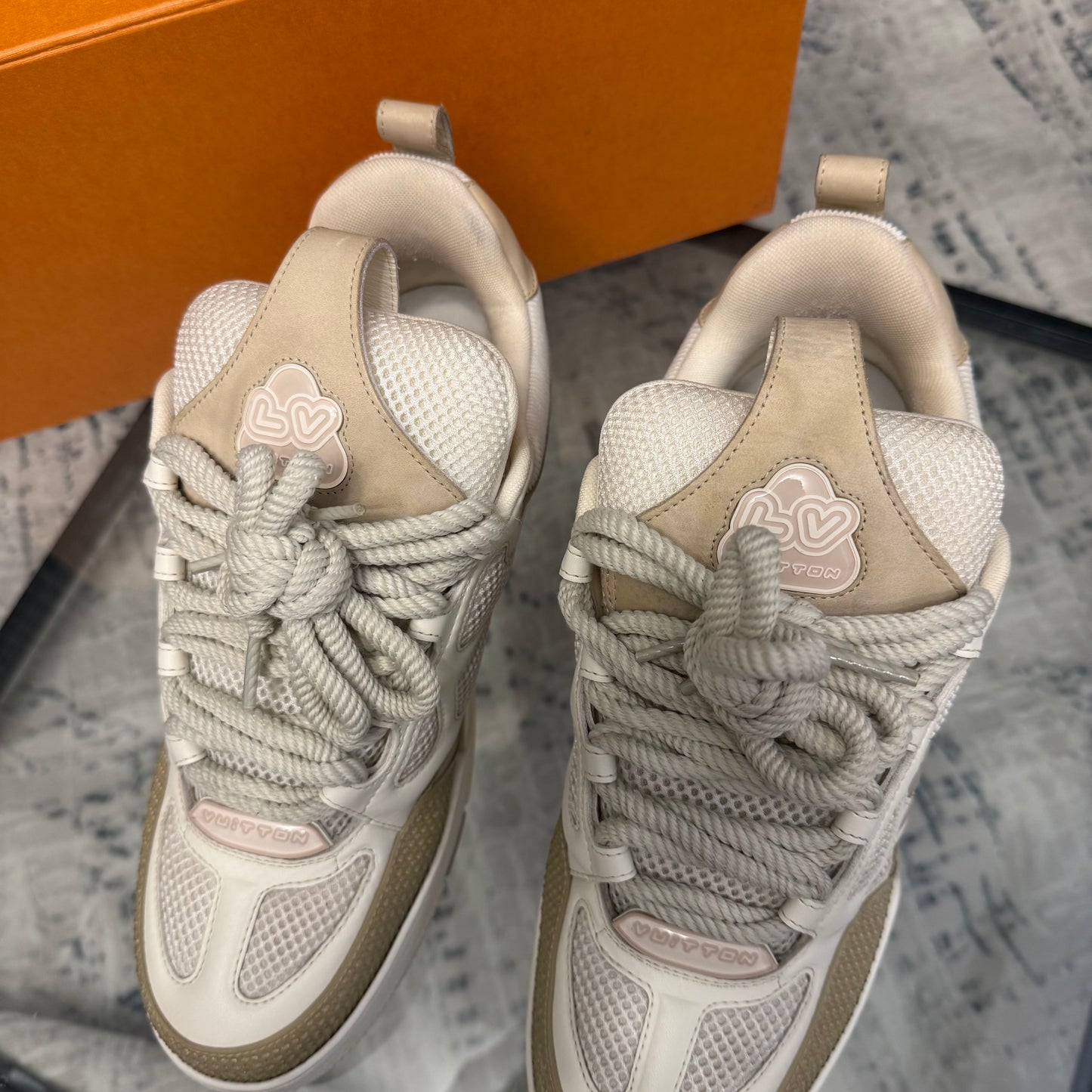 Beige Skate Sneaker