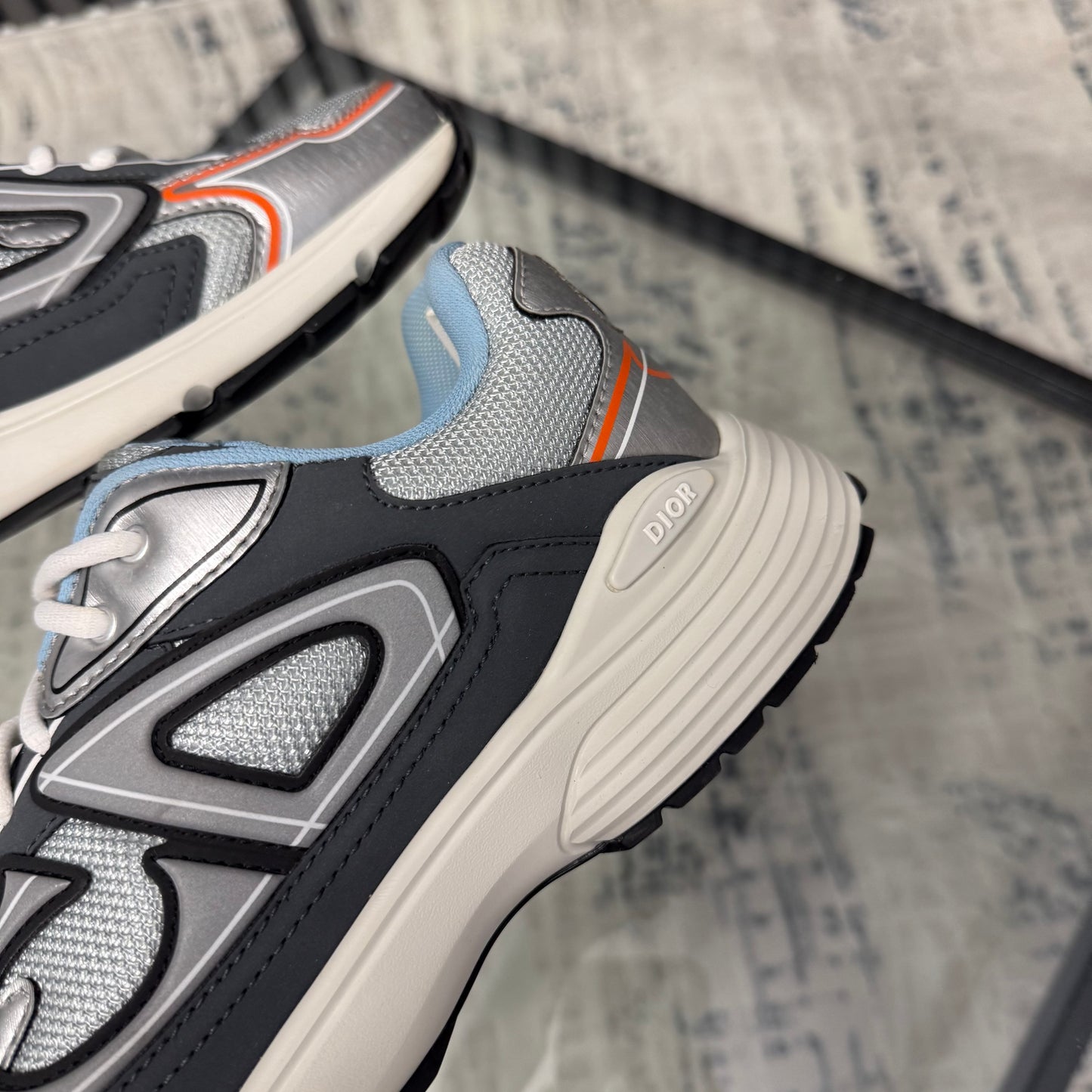 Silver/Blue B30