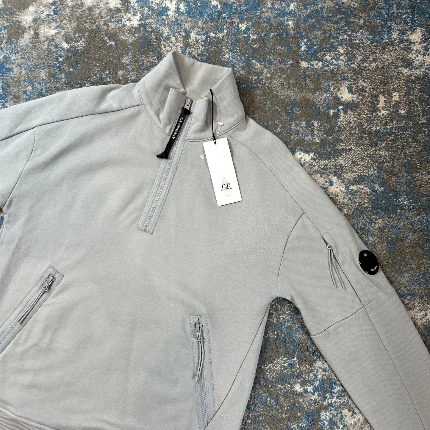 Grey Zip Sweat