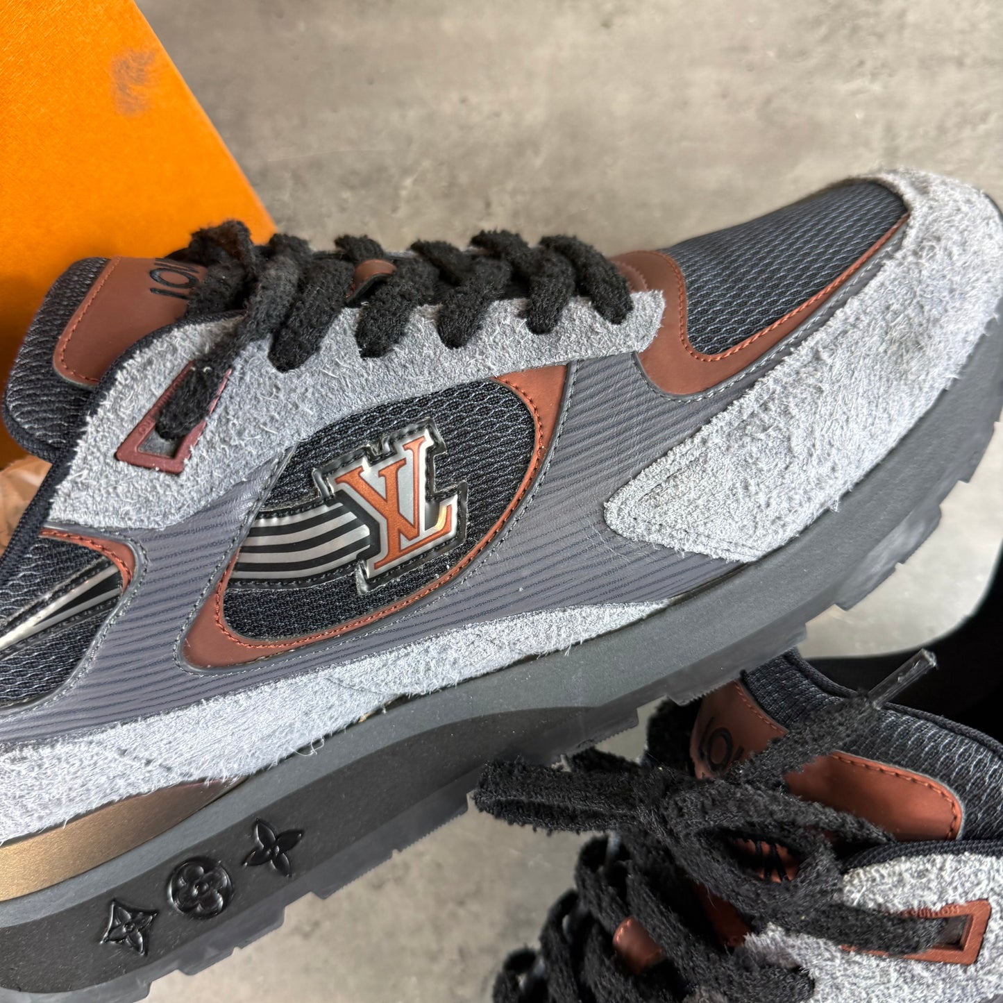 Grey/Bronze Runaway Sneaker