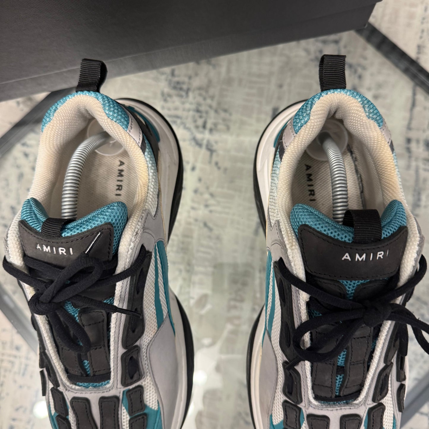 Blue/Grey Bone Runner