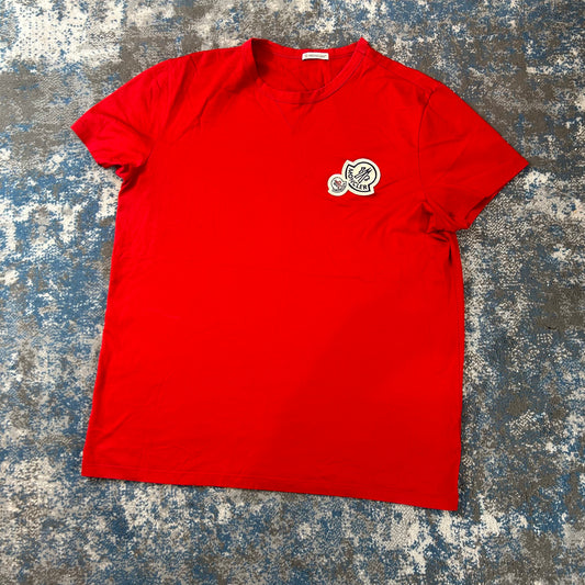 Red Double Badge T-Shirt