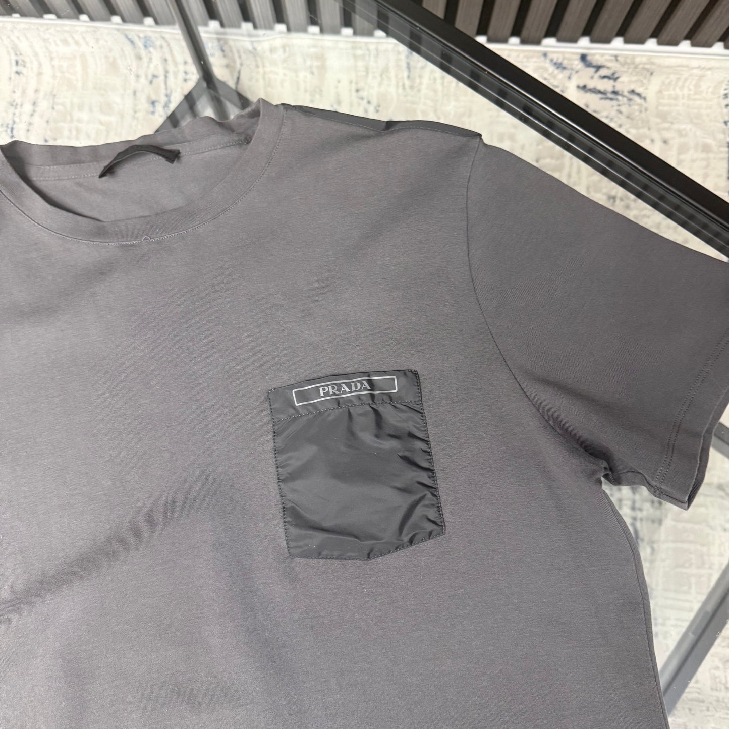 Grey Pocket T-Shirt