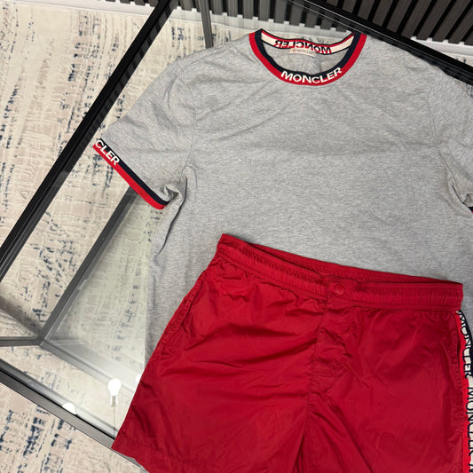 Mag Red/Grey Twinset
