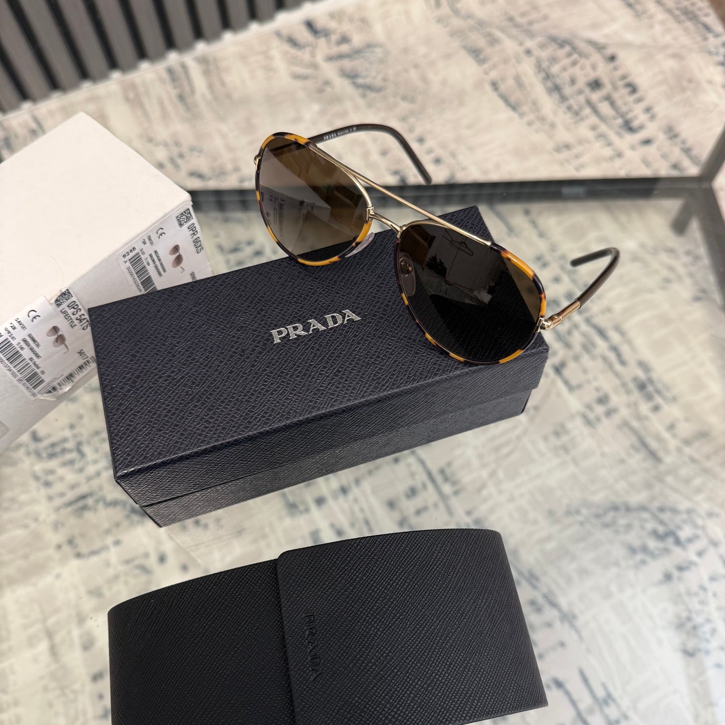 Brown Gradient Sunglasses