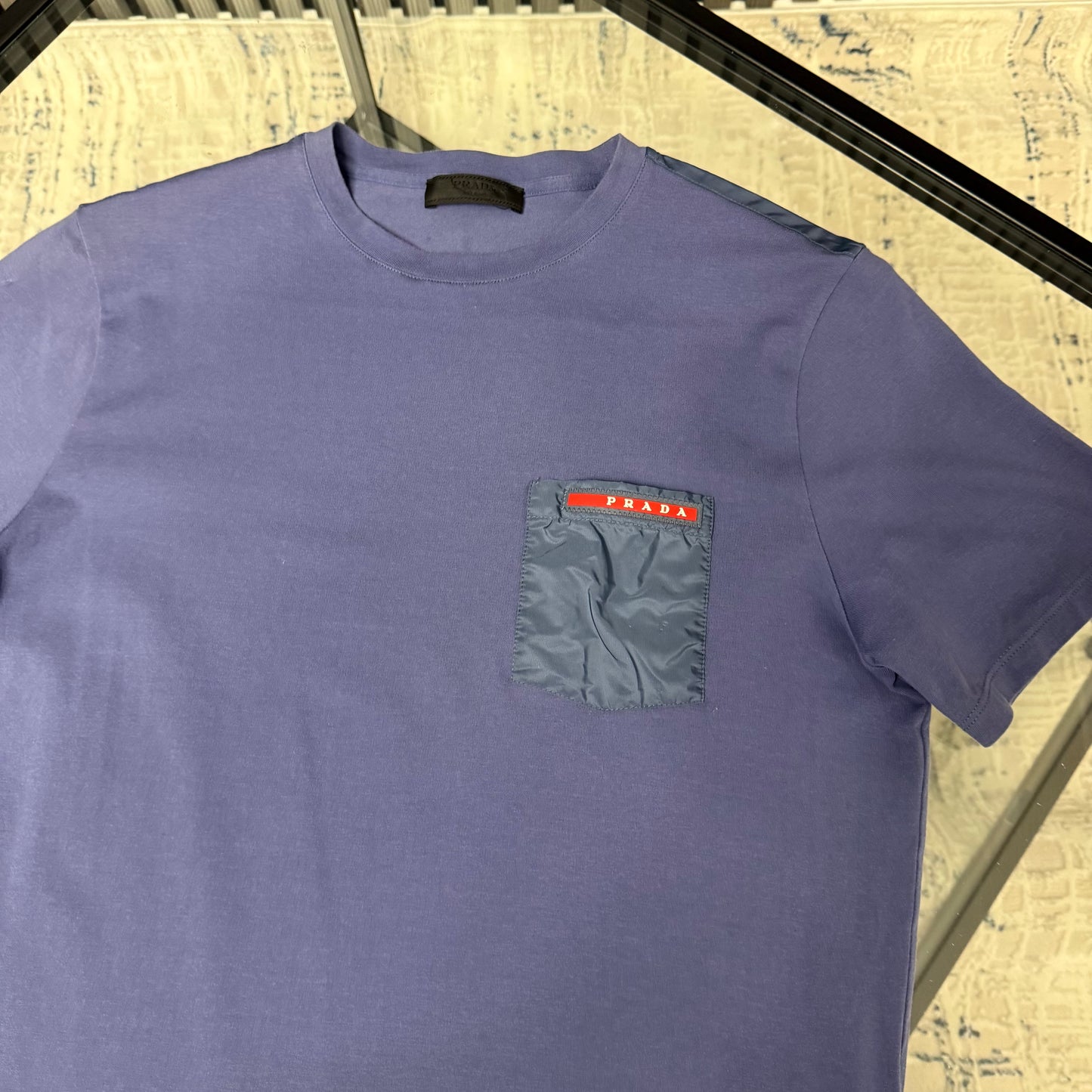 Blue Pocket T
