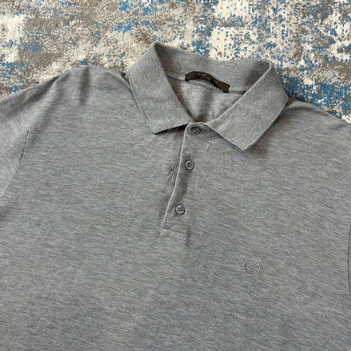 Grey Emblem Polo