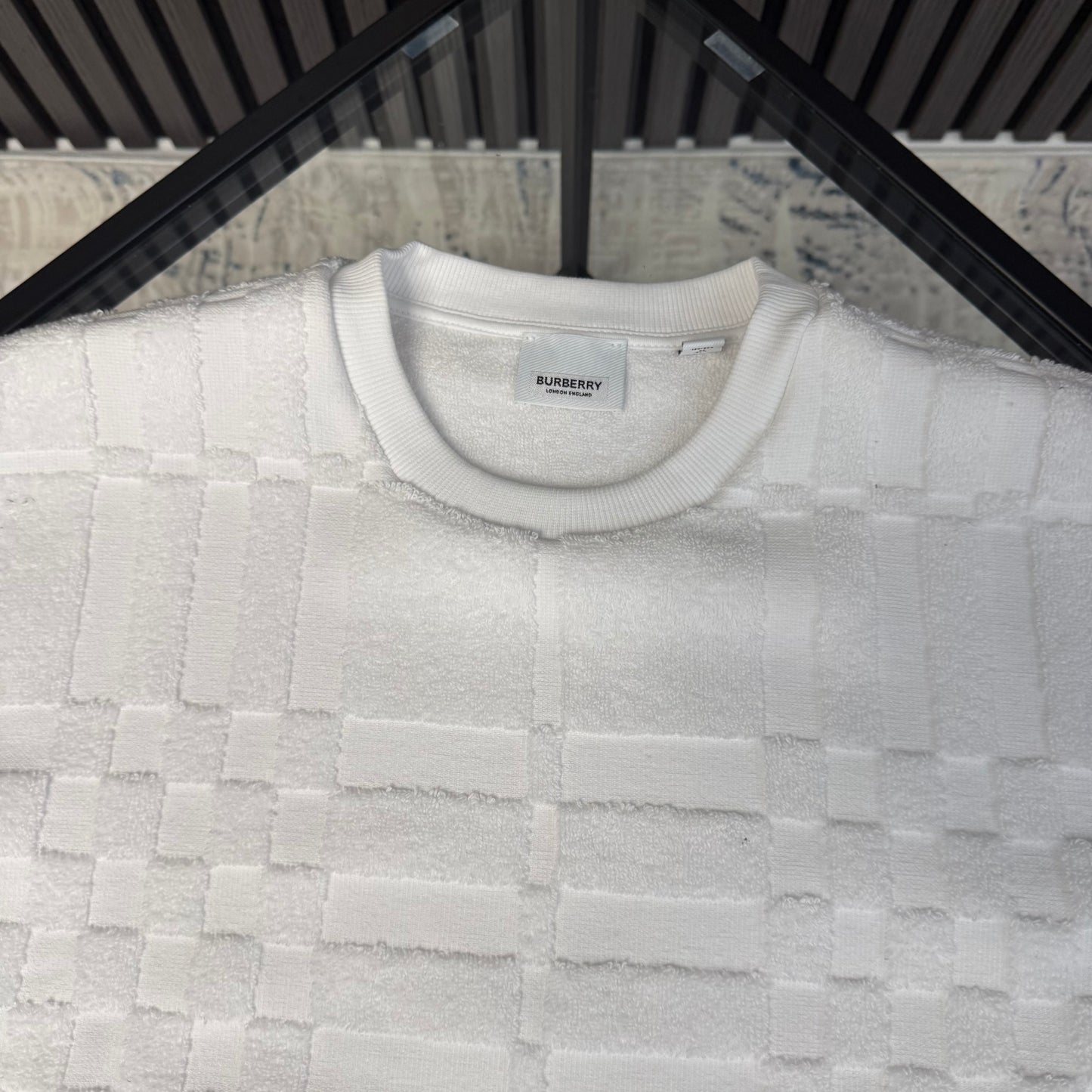 White Toweling T-Shirt
