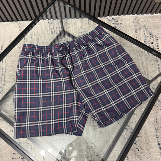 Navy Check SwimShorts