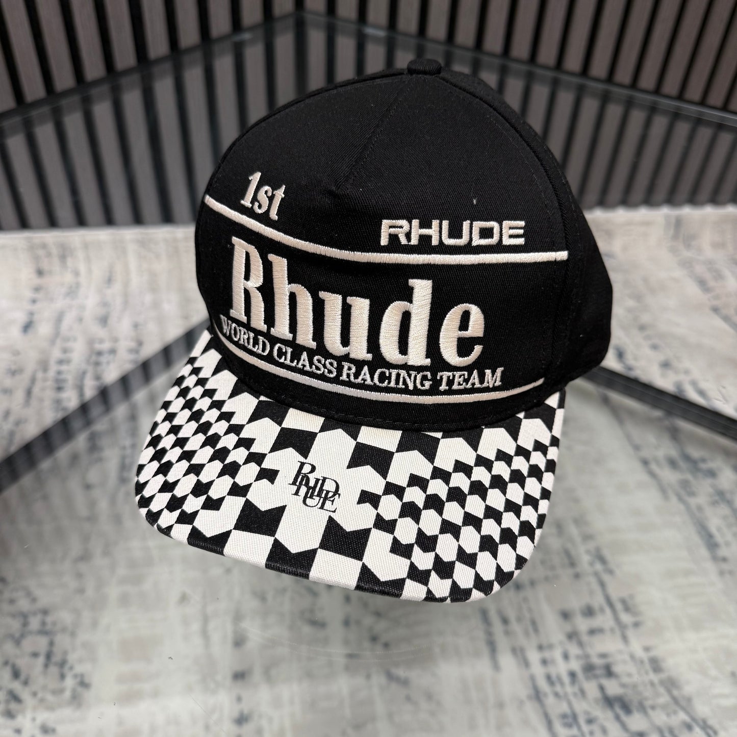 Black/White Cap