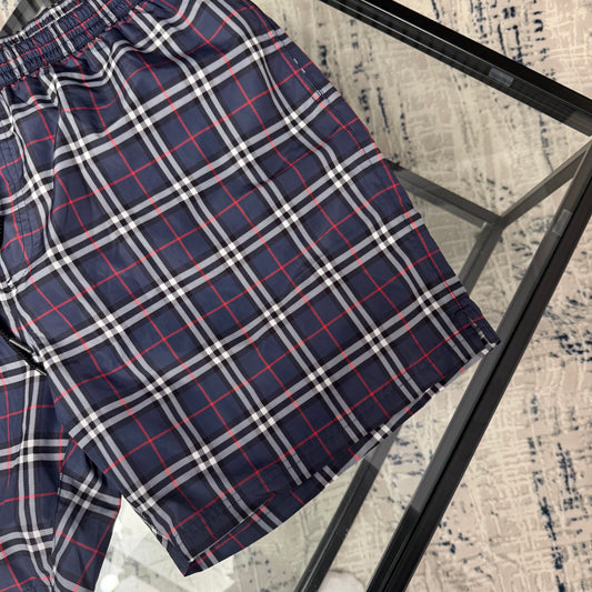 Navy Check SwimShorts