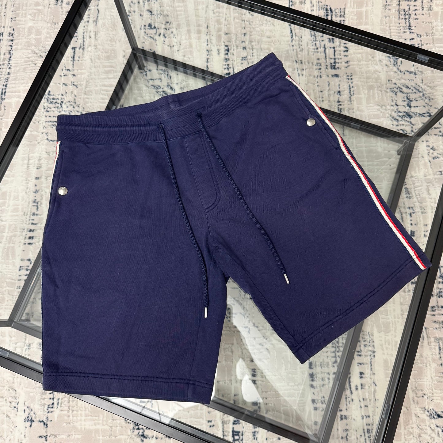 Navy Mag Shorts