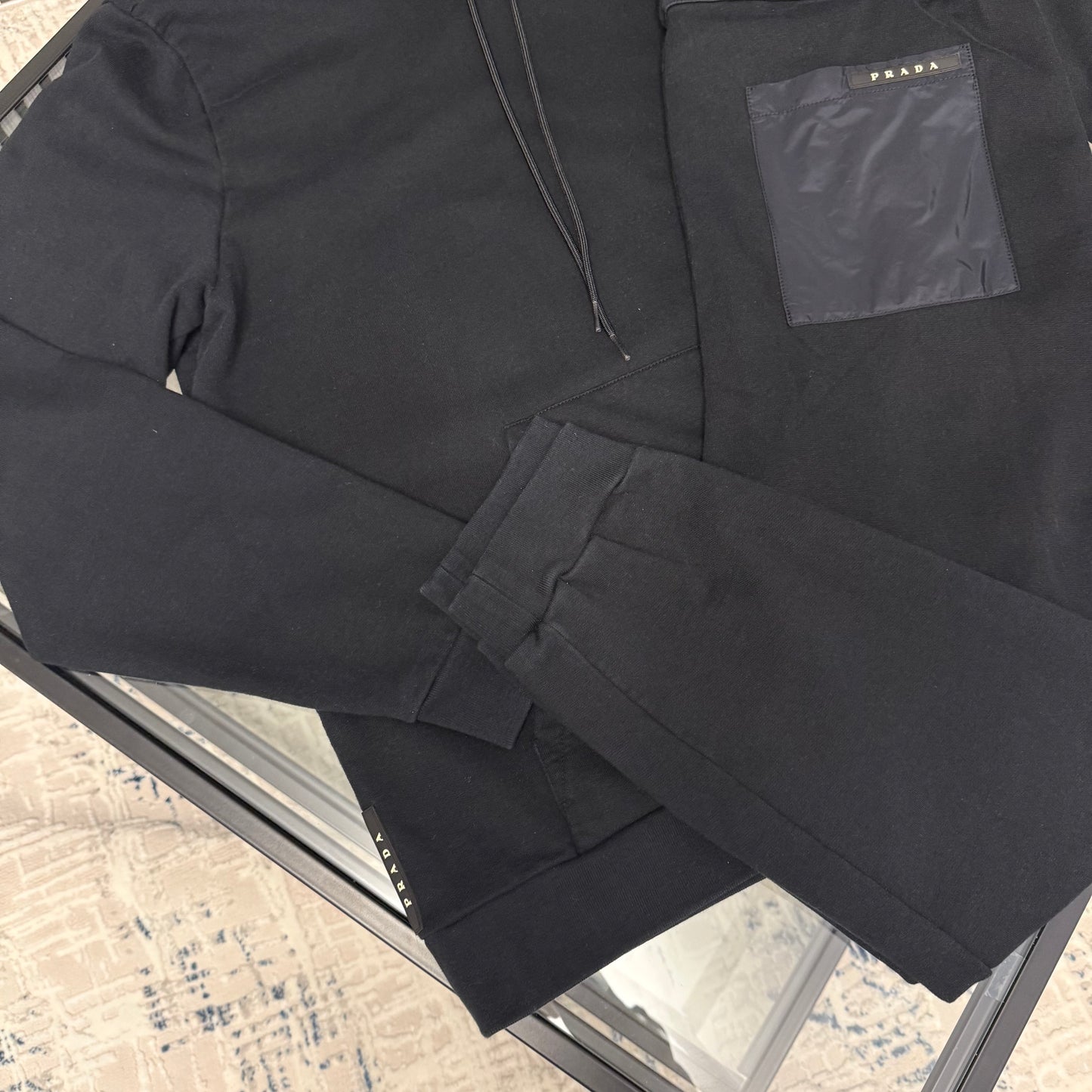 Black Strip Tracksuit