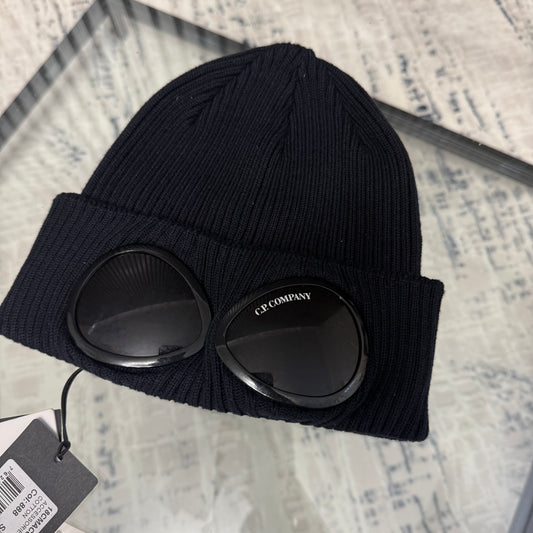 Goggle Navy Beanie